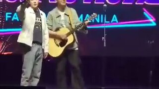 EXO CHANYEOL SINGING 'HAWAK KAMAY' BY YENG