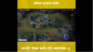 Bình loạn viên nhiệt tình mỗi tội ngọng