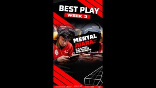 SES ALFAINK Punya Mental Juara - Best Play Week 3 FFML Season VI Divisi 1