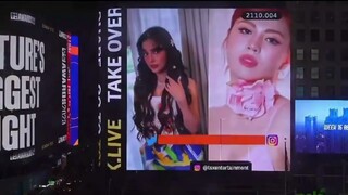 JANELLA SALVADOR AT JANE DE LEON JANENELLA PRIDE MONTH IN NEW YORK TIME SQUARE #darlentina #pride