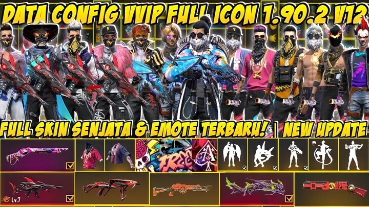 SETELAH UPDATE‼️DATA CONFIG VVIP FF MAX & BIASA | FULL ICON | CONFIG LINK MEDIAFIRE UPDATE V 1.90.3