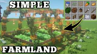 Minecraft How to Build Farm | Minecraft How to build Aesthetic Farm | Minecraft Farm Tutorials