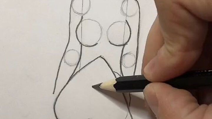 một số cách vẽ dáng người cho mn tham khảo đây 😊