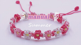 Tutorial Merajut Detail: Gelang Aster