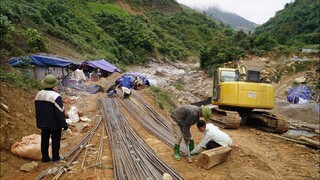 Cầu Chống Chơ gia công thép khủng bằng máy 1 ngày xong hết nhanh thật