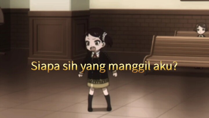 Becky: Tapi, kan aku lagi makan😟                           Loid : Segera!