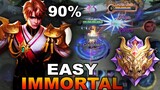 How To Reach Immortal Mythic Easy ~ AAMON Damage 99.99% Amazing | MOBILE LEGENDS