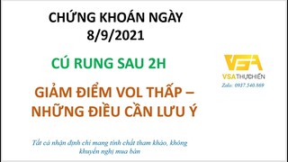 Chứng khoán hôm nay | Thị trường giảm điểm vol thấp và những điều cần lưu ý