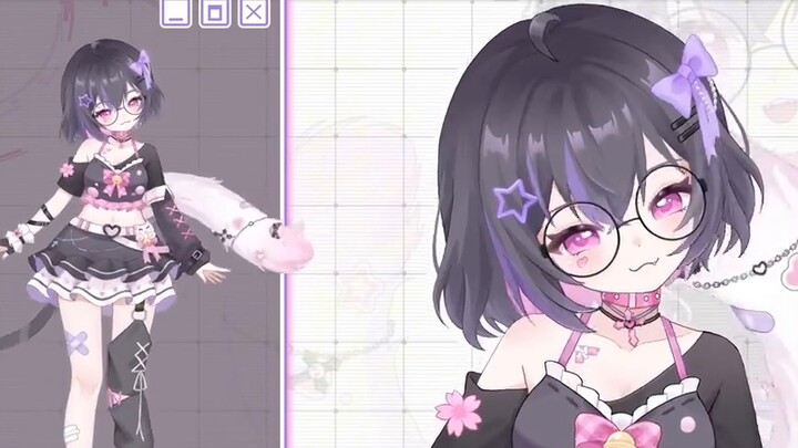 [การแสดงโมเดล live2d] พบแมวที่ชอบเล่นเกม