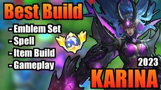 KARINA BEST BUILD 2023 | TOP 1 GLOBAL KARINA BUILD | KARINA - MOBILE LEGENDS | MLBB | PART 3