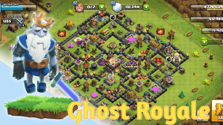 clash of clans | nyoba peleton ghost royale