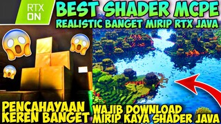 RILIS! SHADERS MCPE 1.17 Realistic | SHADER REALISTIC WATER dan Mirip RTX || Minecraft shaders 1.17