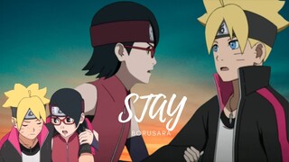 BoruSara AMV | Boruto x Sarada - Stay