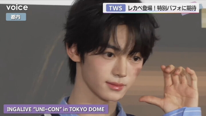 【TWS韩振】Á á á đẹp phát điên….. Dưới ống kính truyền thông trông như một cô búp bê vô cùng tinh xảo và