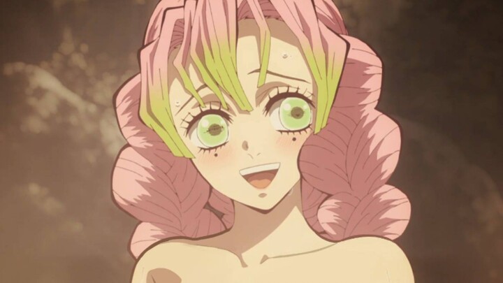 Scene Mitsuri Kanroji Buka Pakaian Di Pemandian