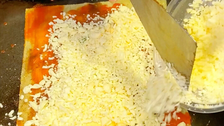 芝士火鸡面烤冷面！好好吃啊～