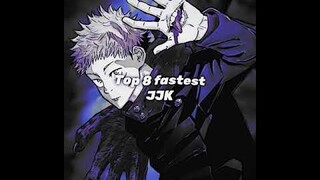 Top 8 strongest jujutsu kaisen characters #shorts
