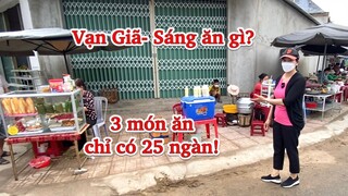 Ẩm thực Vạn Giã | Những món ăn sáng bình dân xứ Vạn| TL trao quà đột xuất đầu năm |Vạn Ninh KhánhHoà