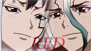 Dr Stone [AMV] Loving Him Was RED | Senku x Gen