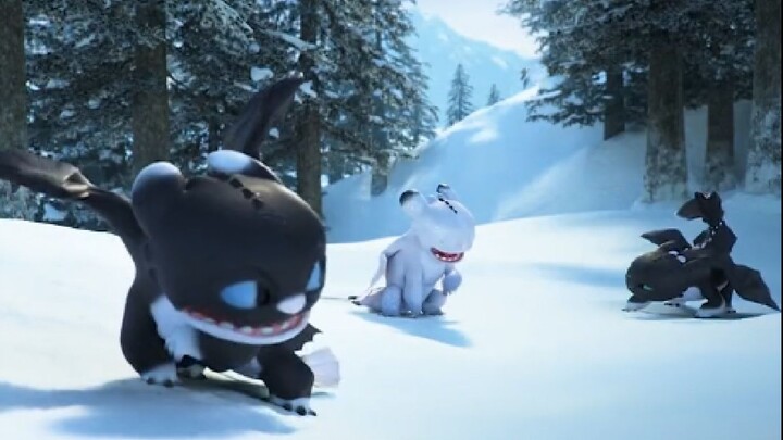 【How to Train Your Dragon】สามตัวงี่เง่า~ นี่จะไปโทษแสงมรณะได้ยังไง?! ก็เพราะฟันไม่เห็นมีมีดีเอ็นเอหม