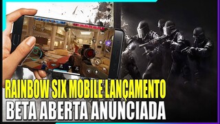 LANÇAMENTO RAINBOW SIX MOBILE, BETA ABERTA ANUNCIADA