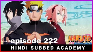 Naruto Shippuden Ep 222 Hindi Dub