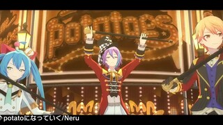 【ワンダーランズ×しョウTAイム× Hatsune Miku】potatoになっていく (Transformation Potato)【3DMV／「World Project Colourful St