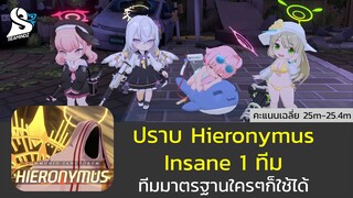[Blue Archive] ปราบ Hieronymus ระดับ Insane ทีมมาตรฐาน (25.3 m Score / 1 Team)[SMZ]