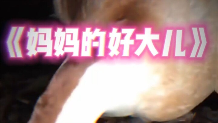 Anak laki-laki ibu yang sangat besar