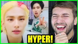 Stray Kids funny probably drunk moments Reaction!