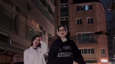 Hype Boy Under the Streetlight