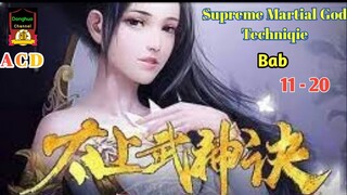 Supreme Martial God Technique Bab 11-20