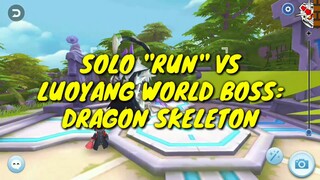 Solo "Run" vs Luoyang World Boss: Dragon Skeleton (a clickbait)