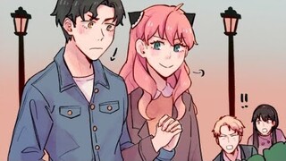 EL PRIMER ENCUENTRO DE ANYA Y DAMIAN - Spy x Family comic dub español [Anya x Damian Fan Comic]