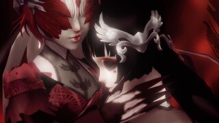 【第五人格/仙鹤/MMD】“是你吻开笔墨，染我眼角珠泪。”【红蝶】