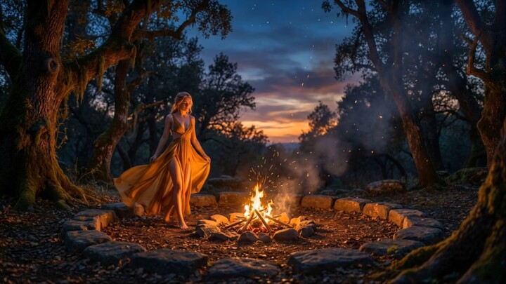 ＂Embers of the Grove＂ ｜ Elven Fire Fantasy (Music Video) [UOFoOhmqiHI]