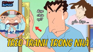 Review Shin Cậu Bé Bút Chì Hay Nhất: Treo tranh trong nhà & Ai là thủ phạm? | Xóm Anime