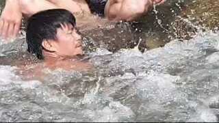hatkela fishing in Nepal | hand fishing |