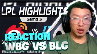 REACTION WBG - BLG LPL MÙA XUÂN 2022 : UZI CHẤP CÁNH DOGGO BAY CAO, BÀI HỌC CỦA SỰ CHỦ QUAN (LMHT)