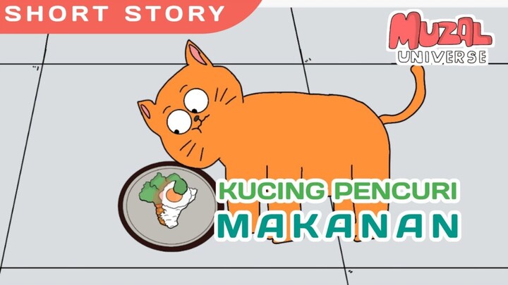 AZAB KUCING PENCURI MAKANAN