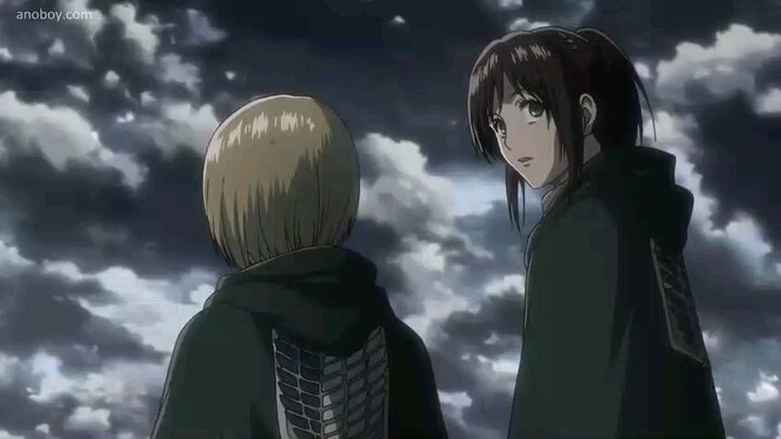 manusia adalah titan itu sendiri, berthold annie, rainer dan eren