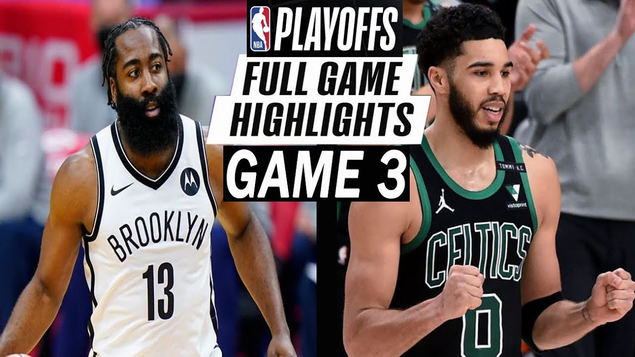 NETS vs CELTICS Full Game 3 Highlights 2021 NBA PLAYOFFS | NBA 2K21 -  Bilibili