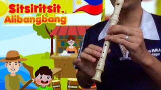 SITSIRITSIT, ALIBANGBANG | Recorder Flute Easy Letter Notes / Flute Chords