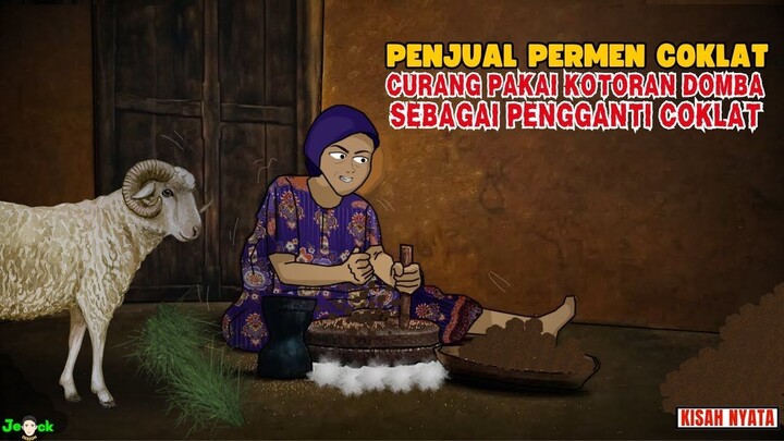 AZAB PENJUAL PERMEN COKLAT CURANG PAKAI KOTORAN DOMBA SEBAGAI PENGGANTI COKL