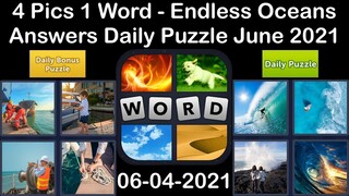 4 Pics 1 Word - Endless Oceans - 04 June 2021 - Answer Daily Puzzle + Daily Bonus Puzzle