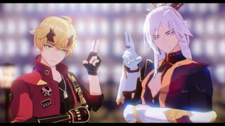 [ Genshin Impact MMD ] Ayato Kamori & Thomas "Xiaoxiao Kuno dan Modern" Terduga Model Ayato Terkena!