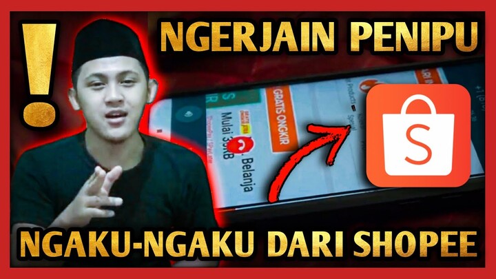 NGERJAIN PENIPU SHOPEE DIAJAK SPARING