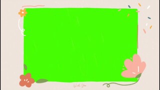 CUTE AESTHETIC OVERLAY PT. 7 | GREEN SCREEN | Peachy Grace
