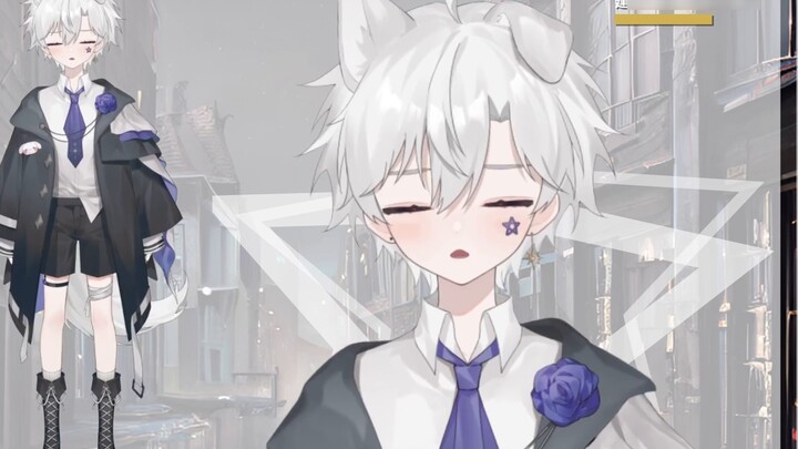 [Màn hình mô hình LIVE 2D] Nếu mệt thì hãy uống hai cốc để chữa lành vết thương cho chú chó con~