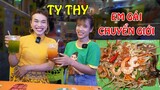 Xuất hiện em gái chuyển giới xinh đẹp làm việc tại quán Ty Thy - Ty Thy Vlog Gỏi đu đủ